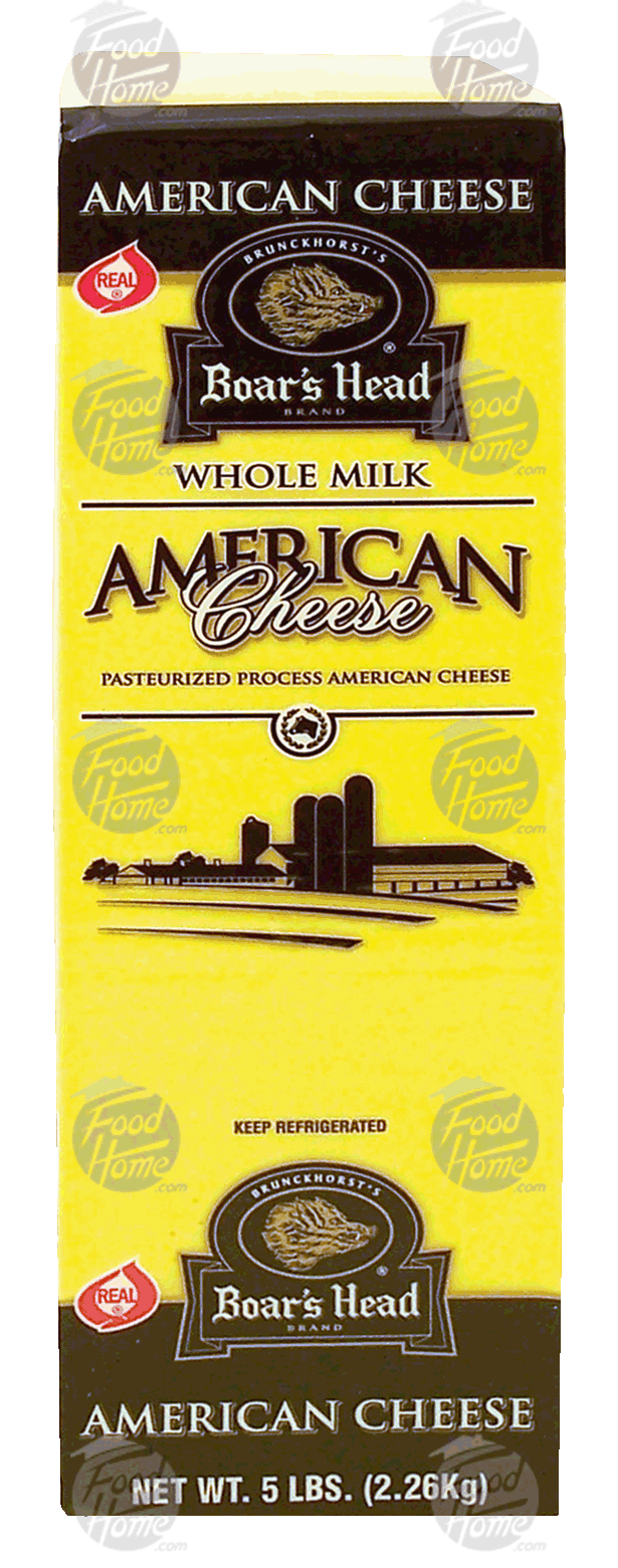 Boar's Head Brunckhorst's american cheese, yellow, whole milk Full-Size Picture